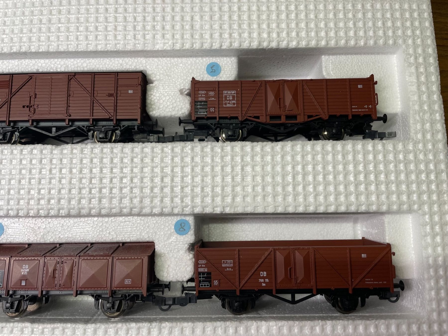 Roco Modelleisenbahnen: Roco 8 Stk Güterwagen in DC – Gebraucht aus Villmergen von Mfritz 6