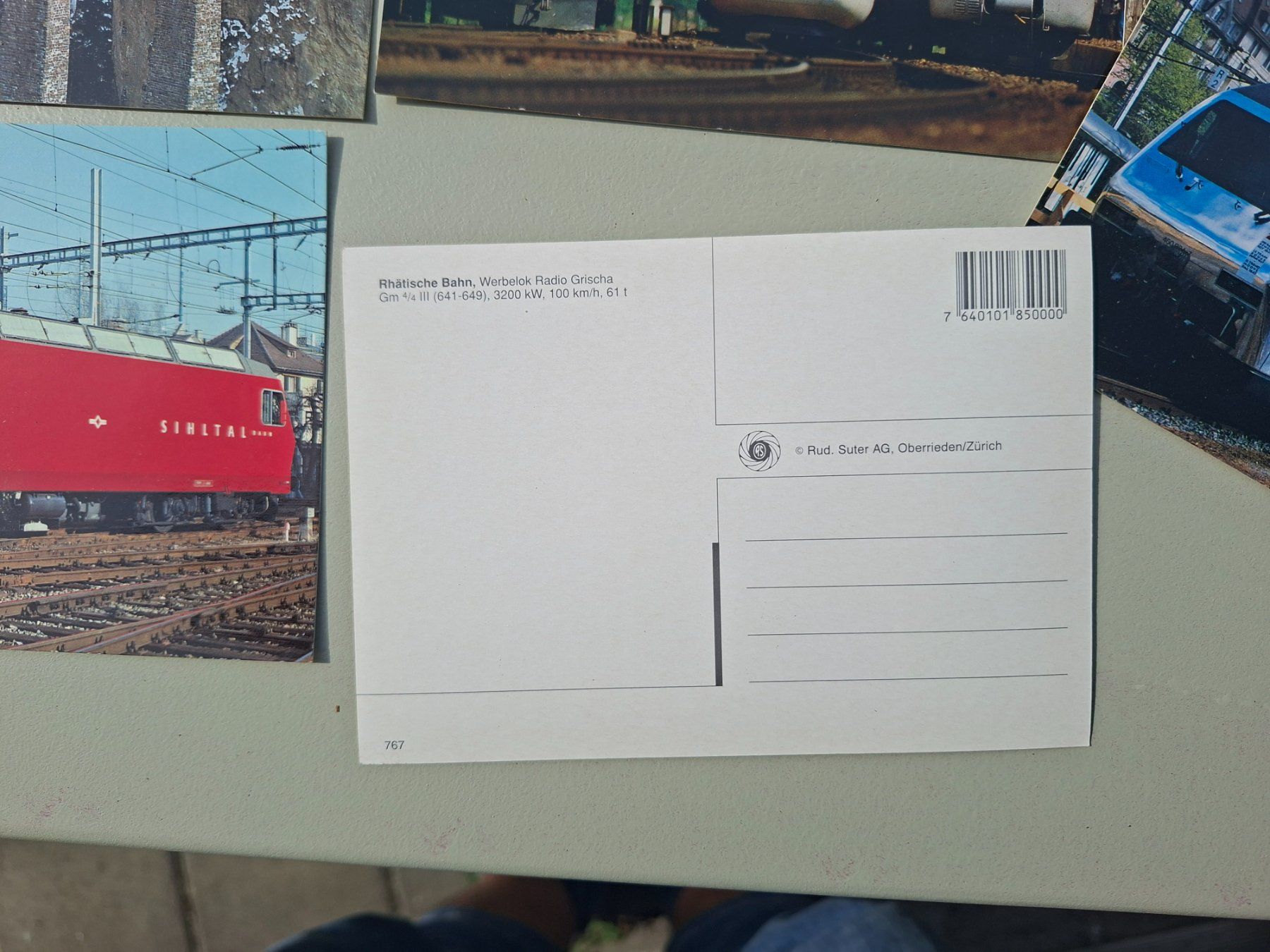 Cartoline postali: Set Eisenbahn Postkarten diverse Motive gebraucht – Usato da Schaffhausen venduto da meteor7 3