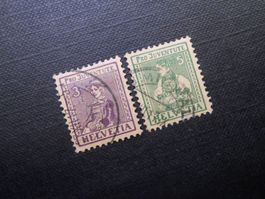 CH ZNr 7+8 - PJ  1917 - Z CHF 80.00