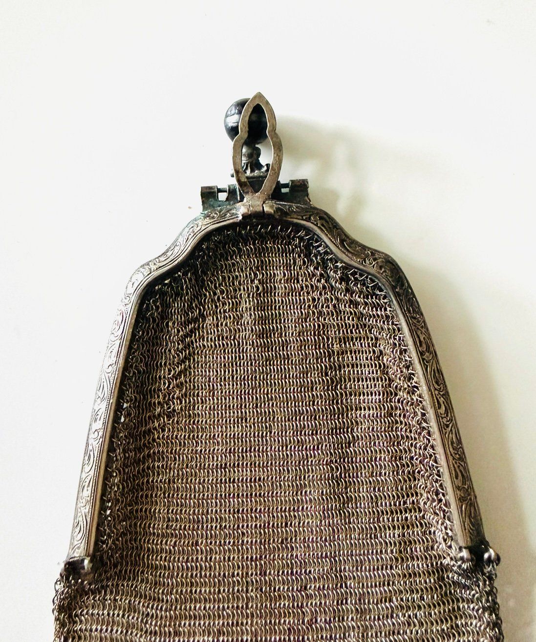 Borse da donna: Silber 900 antike Ketten Tasche – Usato da Etoy venduto da Diadefin 5