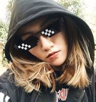 Thug Life Meme Party Brille Mosaik Sonnenbrille NEU