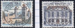 607+608 Vollstempel vom Ort (jedoch nicht FD), 10.1.83