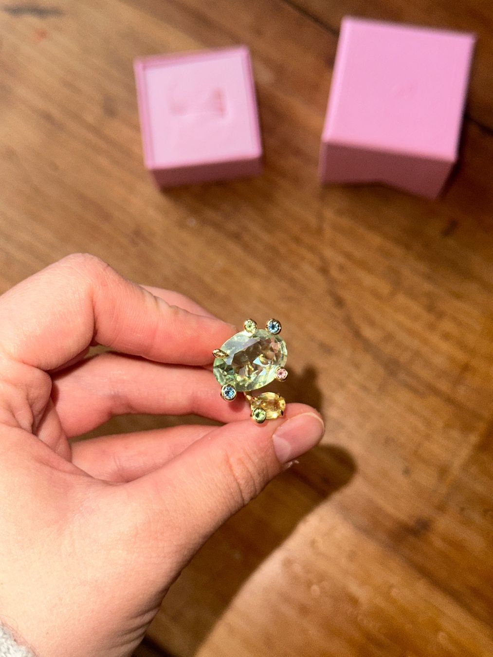 Anelli: Swarovski Ring Grün – Nuovo (secondo la descrizione) da Bern venduto da lynn.piccolruaz 4