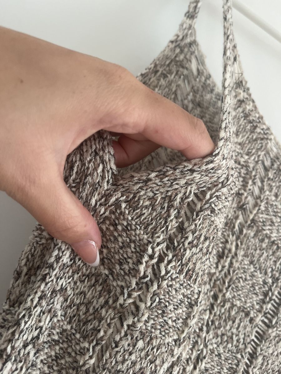 Mango Vestiti: Sommerliches Strickkleid mit Fransen – Nuovo (secondo la descrizione) da Kriens venduto da g_b_mk7j 8
