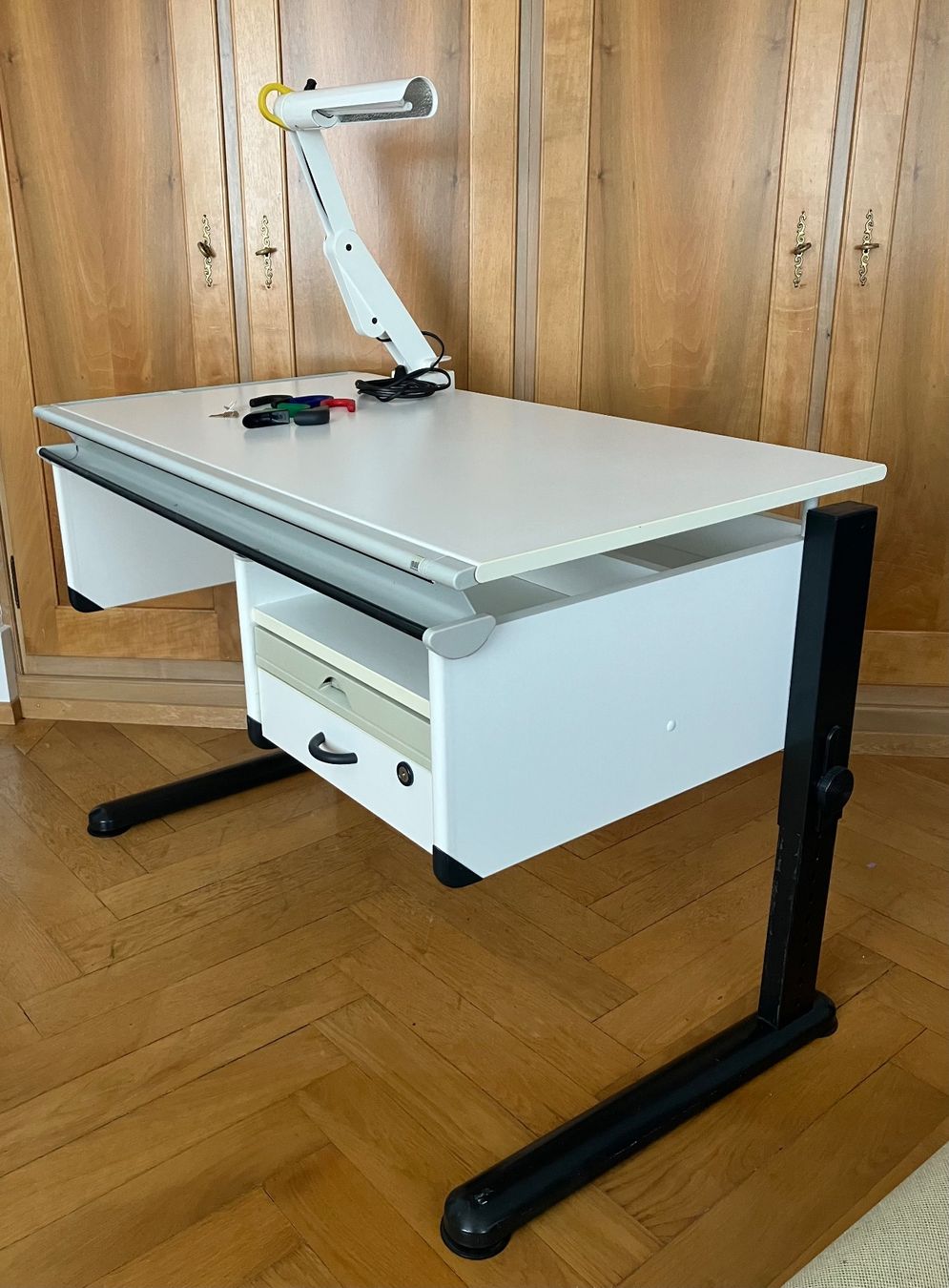 Moll Schreibtische: MOLL - Pult mit MOLL - Tischlampe – Gebraucht aus Thun von Pustefix 2