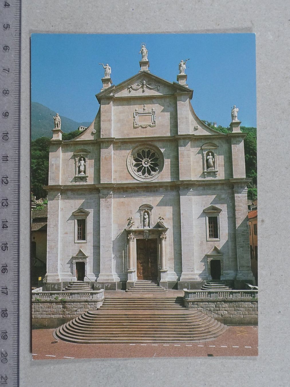 Ansichtskarten: Bellinzona, Cattedrale – Gebraucht aus Lenzburg von fh1