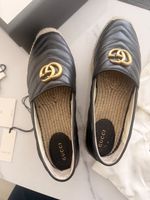 GUCCI GG Marmont Platform Espadrilles  Schwarz ( 39)