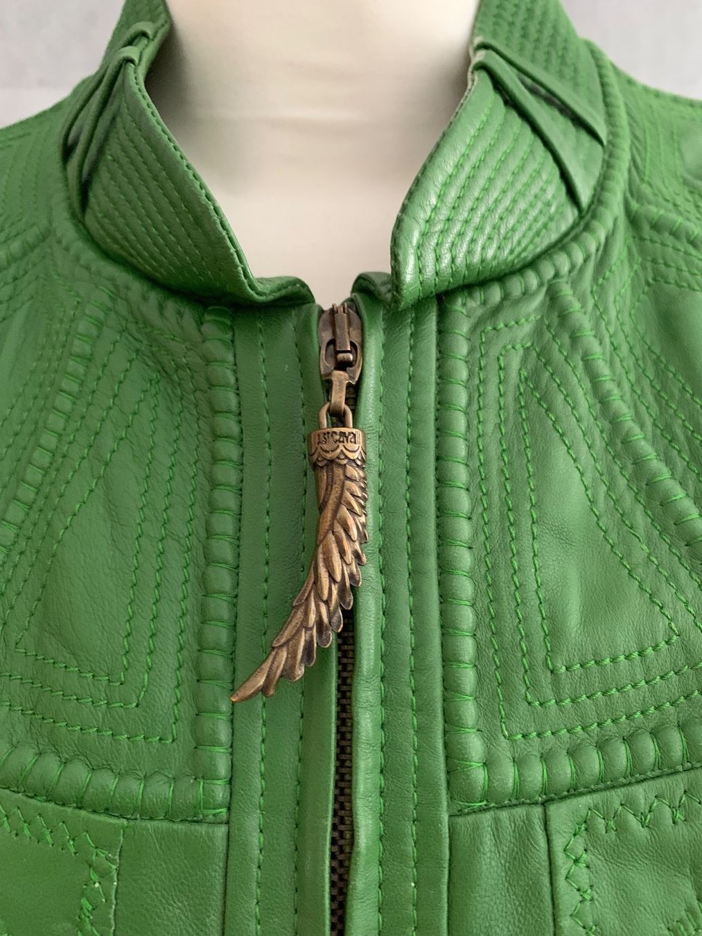 Vestes: Roberto Just Cavalli - Leder Jacke IT46=DE40 eher 38 – D'occasion à Engelburg par mamalanima 2
