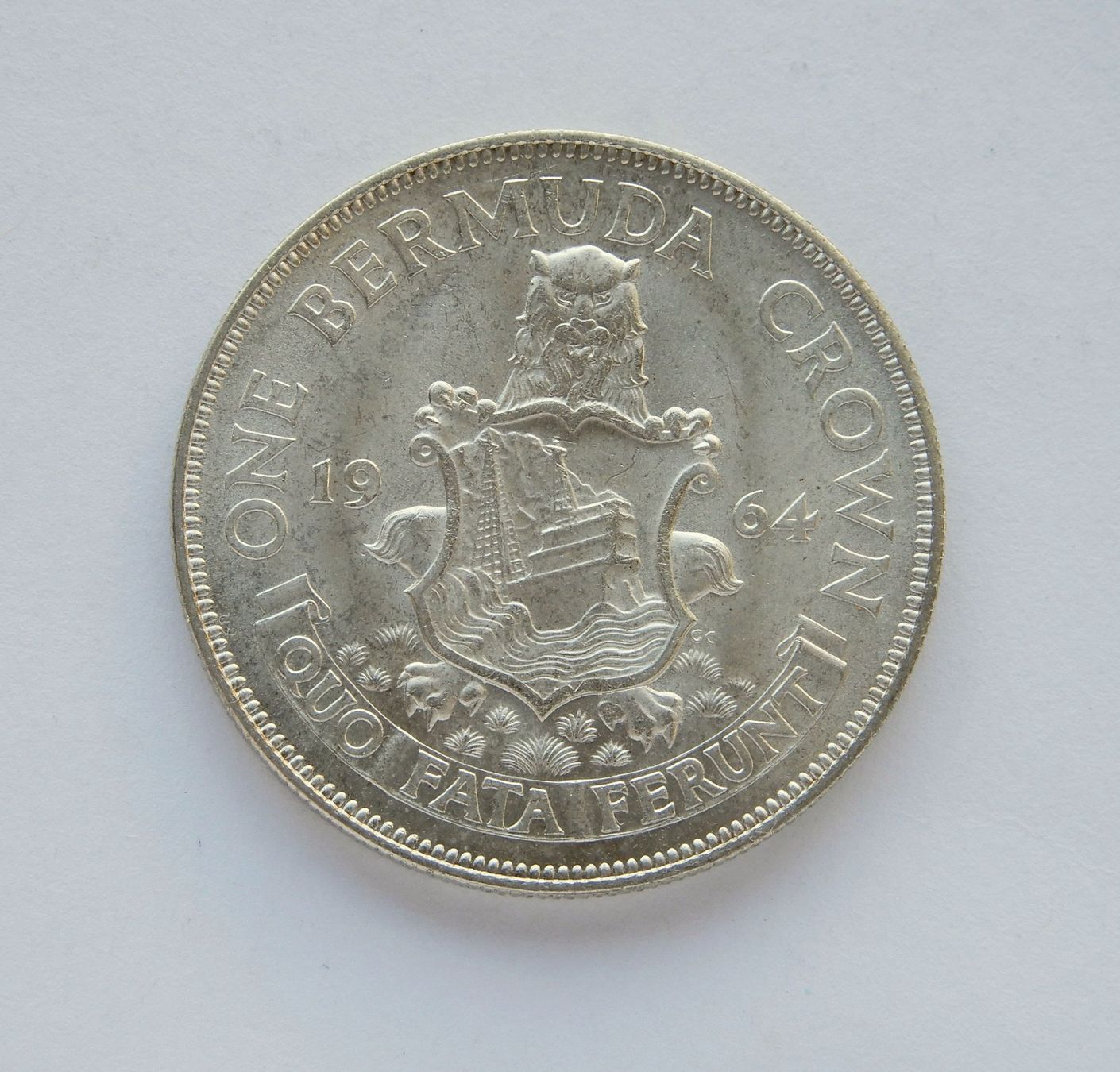 Tutti le monete: Münze Bermuda 1 Crown 1964 Silber – Nuovo (secondo la descrizione) da Trasadingen venduto da Traadinger