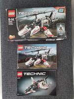 Lego Technic, hélicoptère et avion référence no 42057, 2 en