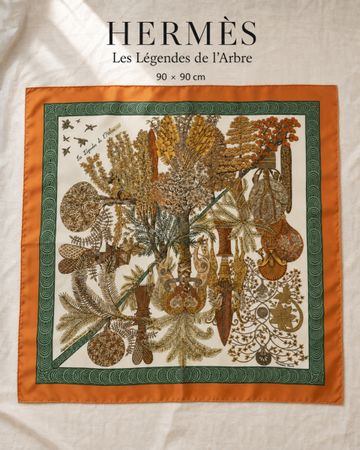 Carré Hermès Les Légendes de l'Arbre 90x90 cm