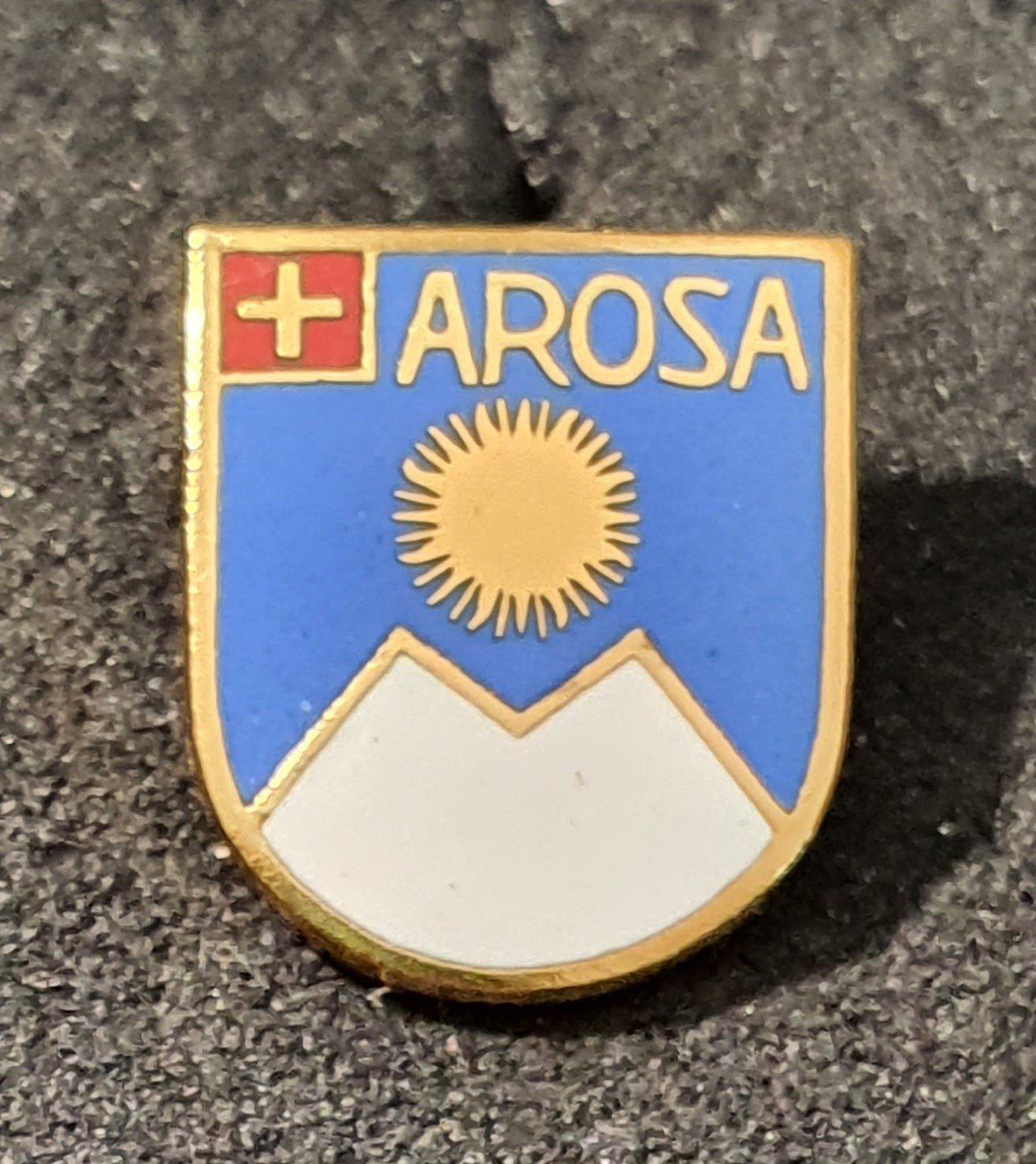 Placchette & Badge: CC919 - Pin Gemeindewappen AROSA Schweiz – Usato da Reinach BL venduto da Boston-Verkauf 1