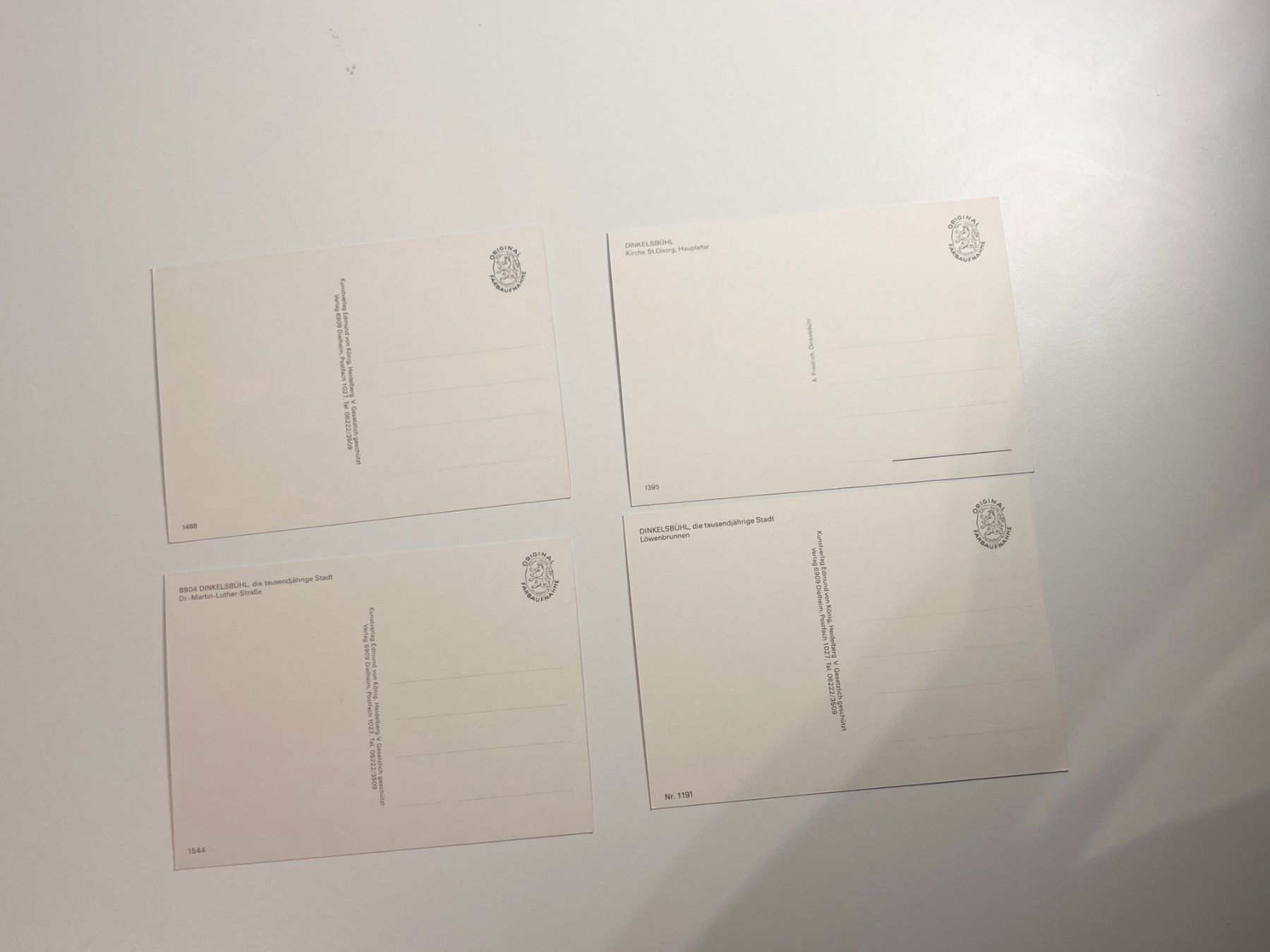 Ansichtskarten: DINKELSBUHL POSTKARTE – Gebraucht aus Riva san vitale von abd_p86k 1
