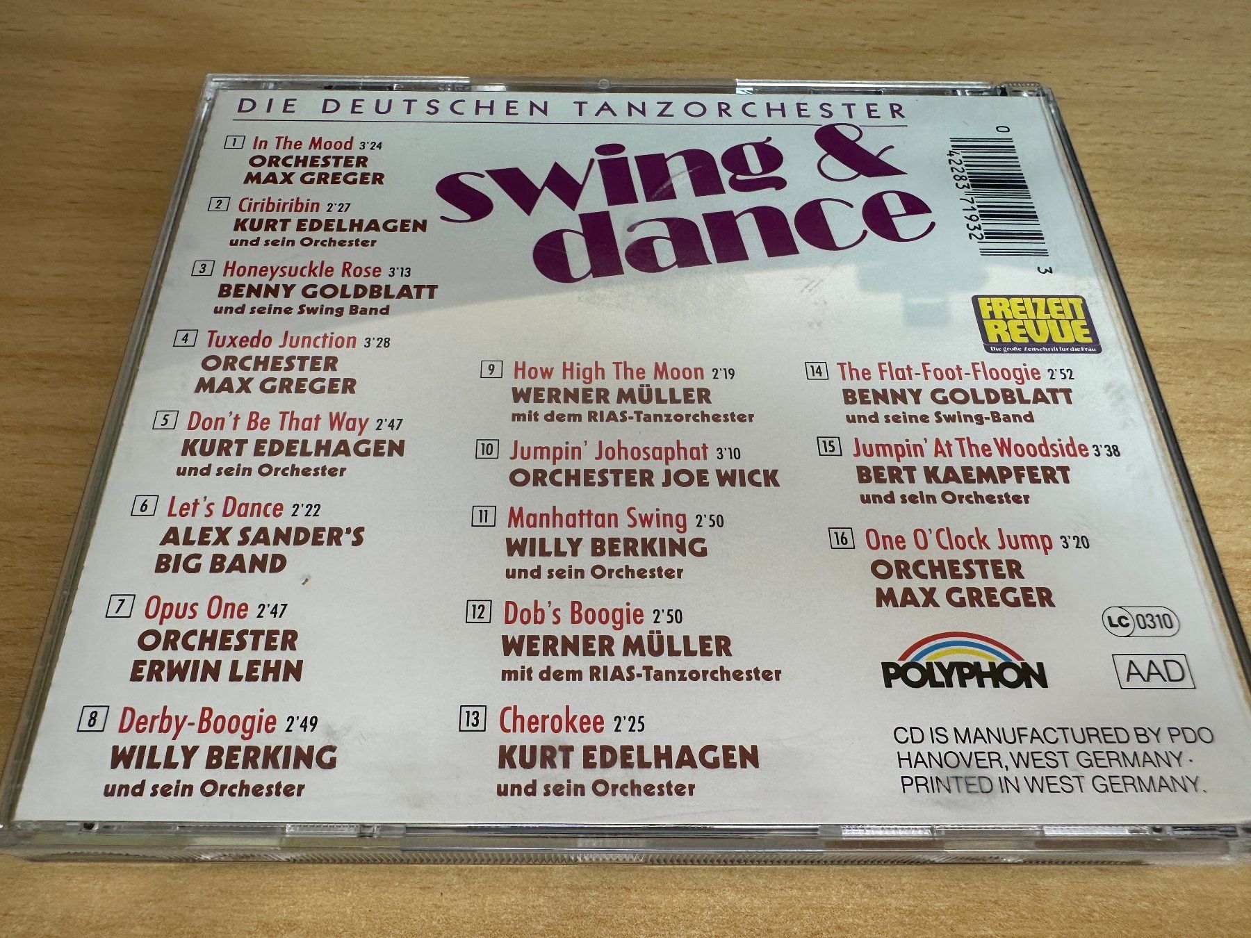 CDs: Various – Swing & Dance – Gebraucht aus Rikon im Tösstal von Alpenmutz 1
