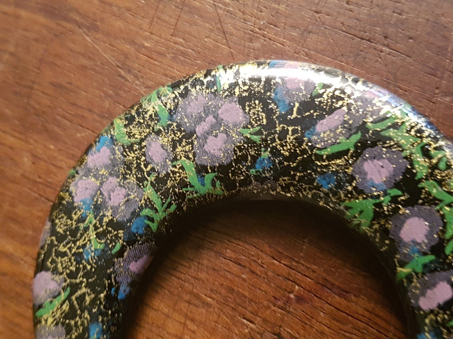 Ohrringe & -stecker: Kreolen flower power – Gebraucht aus Ettingen von Maranathatalitha