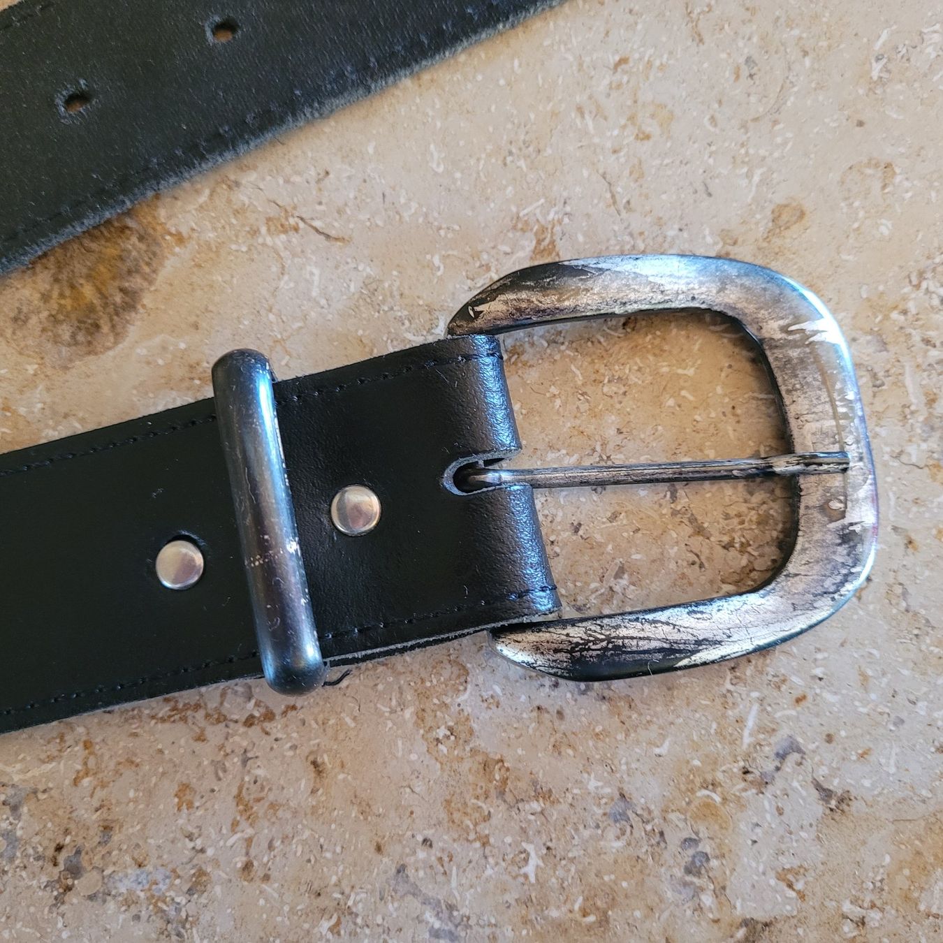 Cinture: schwarzer Gurt 70 cm lang, 3.9 cm breit – Usato da Hondrich venduto da Ebro01 1