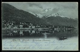 Mondschein-AK Locarno, Muralto e Rivapiana
