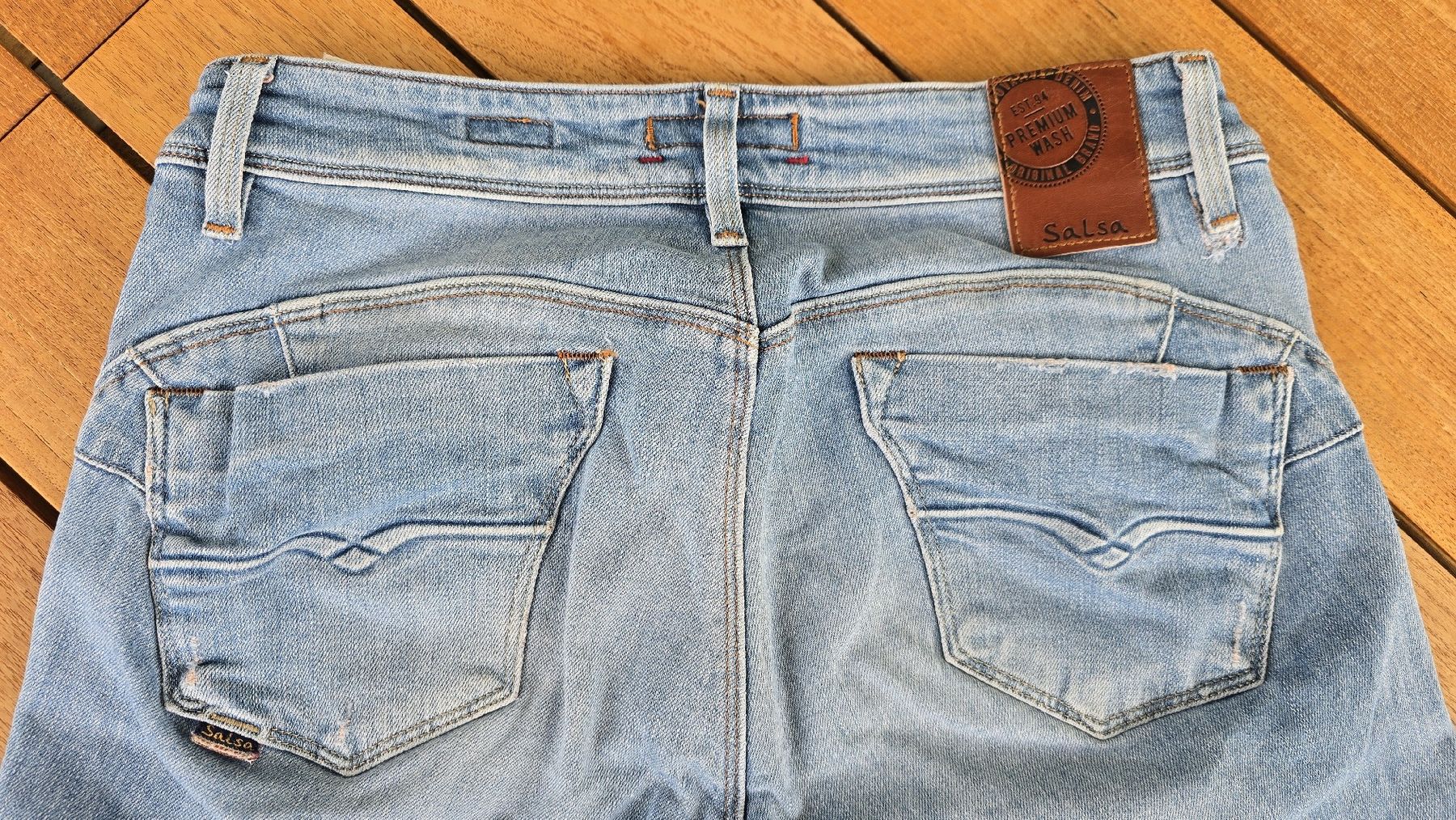 Jeans: Salsa Jeans Push-Up hellblau Grösse 36 – Usato da Amlikon-Bissegg venduto da Schnuefeli4 4