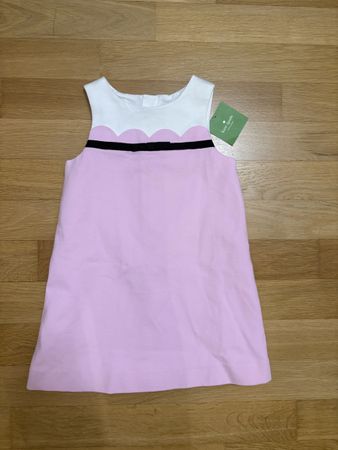 Robe enfant Kate Spade rose et blanc taille 4 ans neuve
