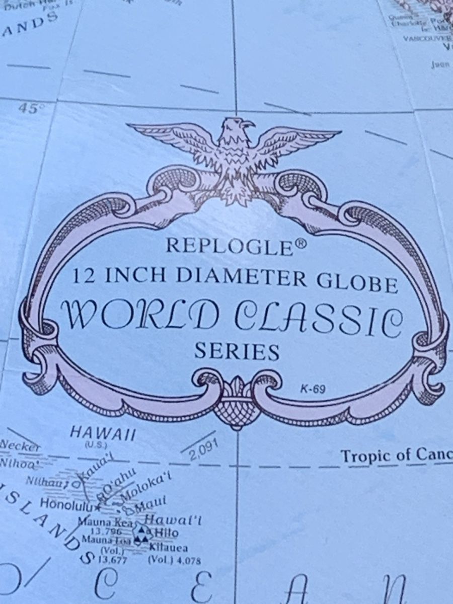 Sonstige Dekorationen & Accessoires: „REPLOGLE GLOBES, INC.“ USA – Gebraucht aus Wangen b. Olten von Finolino28 5
