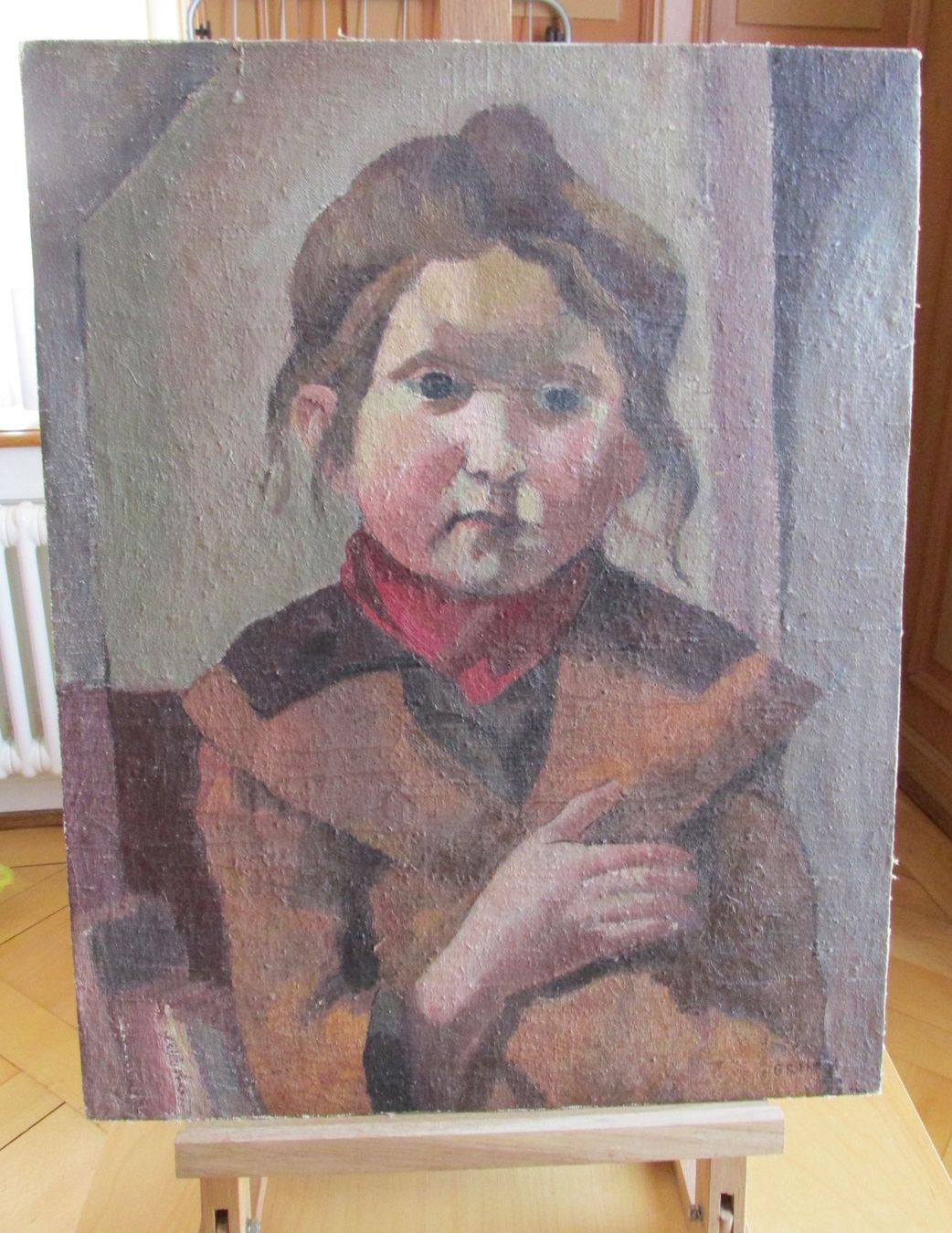 Gemälde: Gemälde: Mädchen - Portrait 1920, A. Grimm – Gebraucht aus Winterthur von mat_q5d5 4
