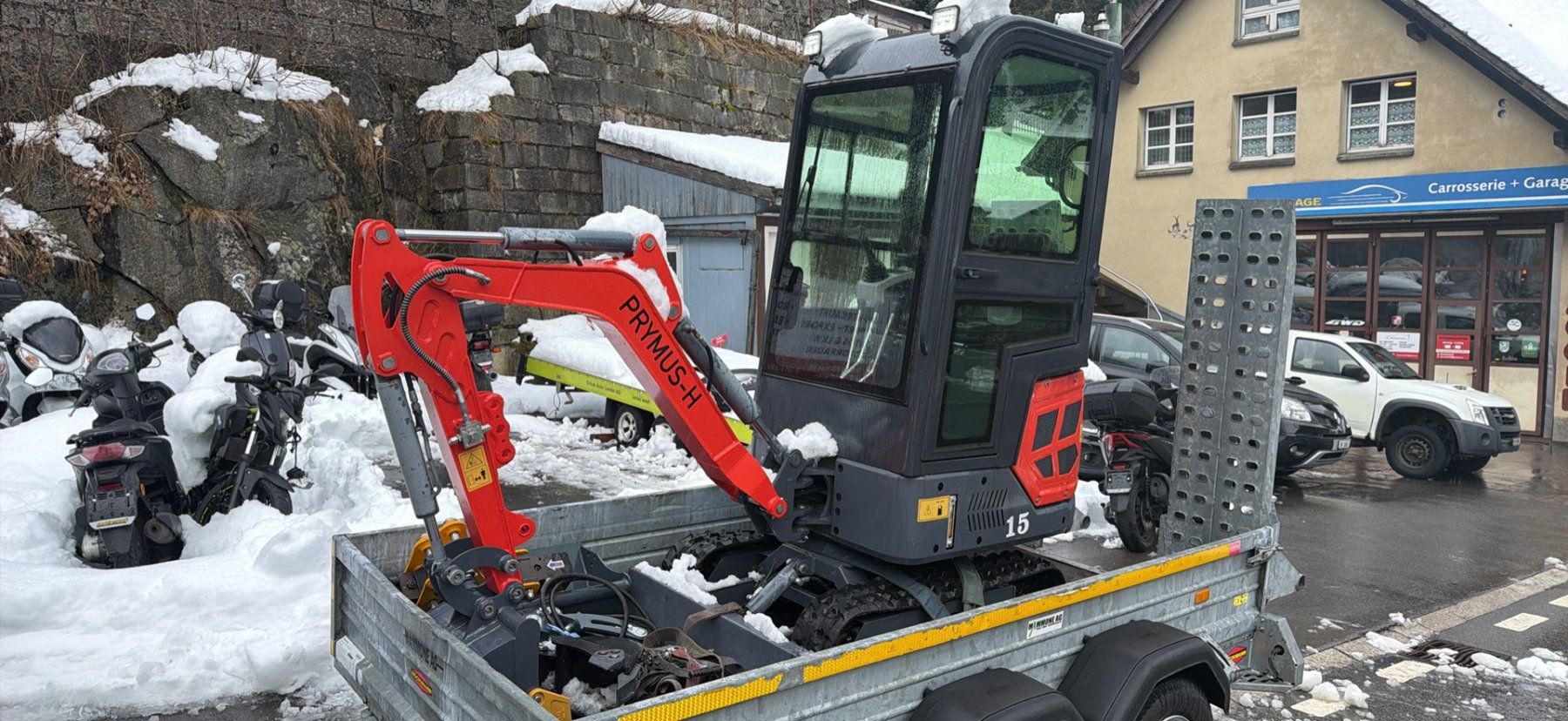 Escavatori: MINI BAGGER TL18 MIT KUBOTA MOTOR NEU – Usato da Meien venduto da GSXR997 3