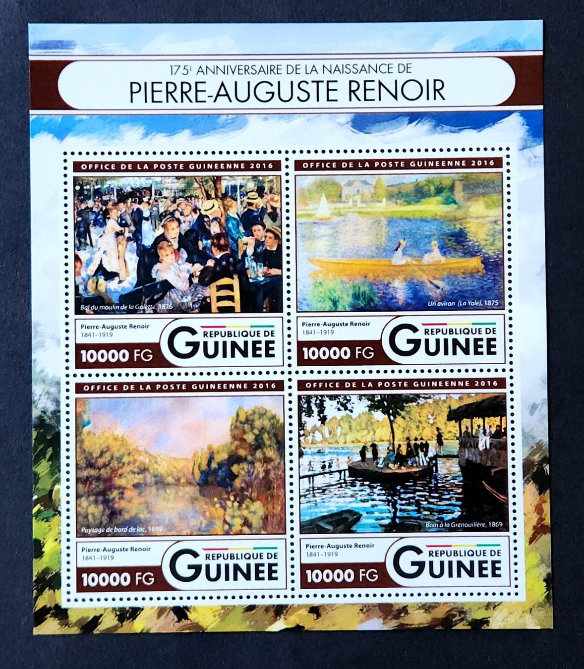 Tutti i francobolli: Guinea-Mi 11981-11984 ** (2016) – Nuovo (secondo la descrizione) da Hittnau venduto da stamps_and_coins