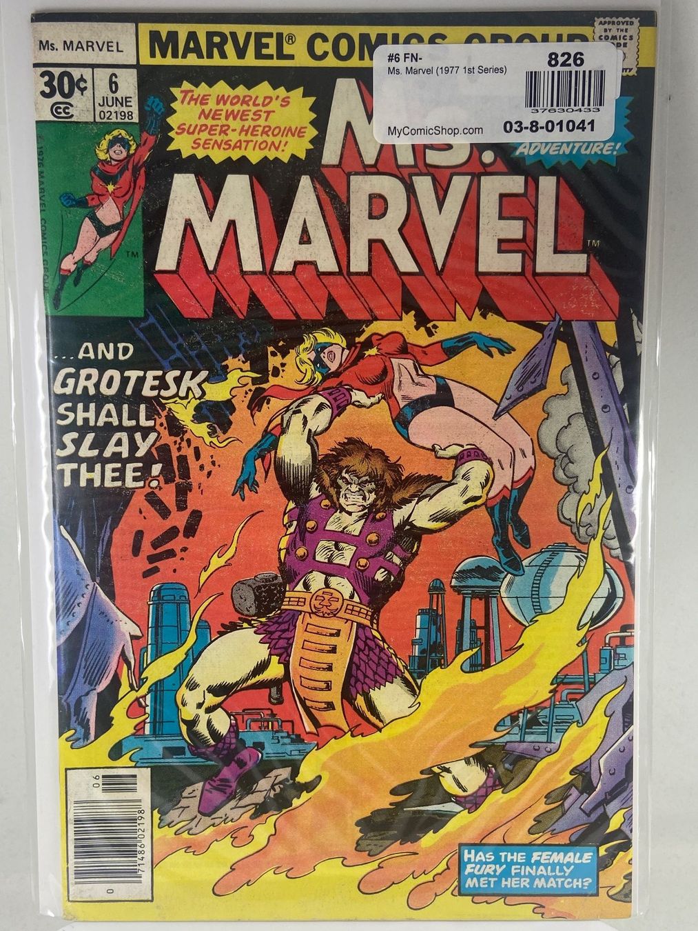 Fumetti: Ms. Marvel (1977 1st Series) #6 FN- 5.5 – Usato da Neuchâtel venduto da belange