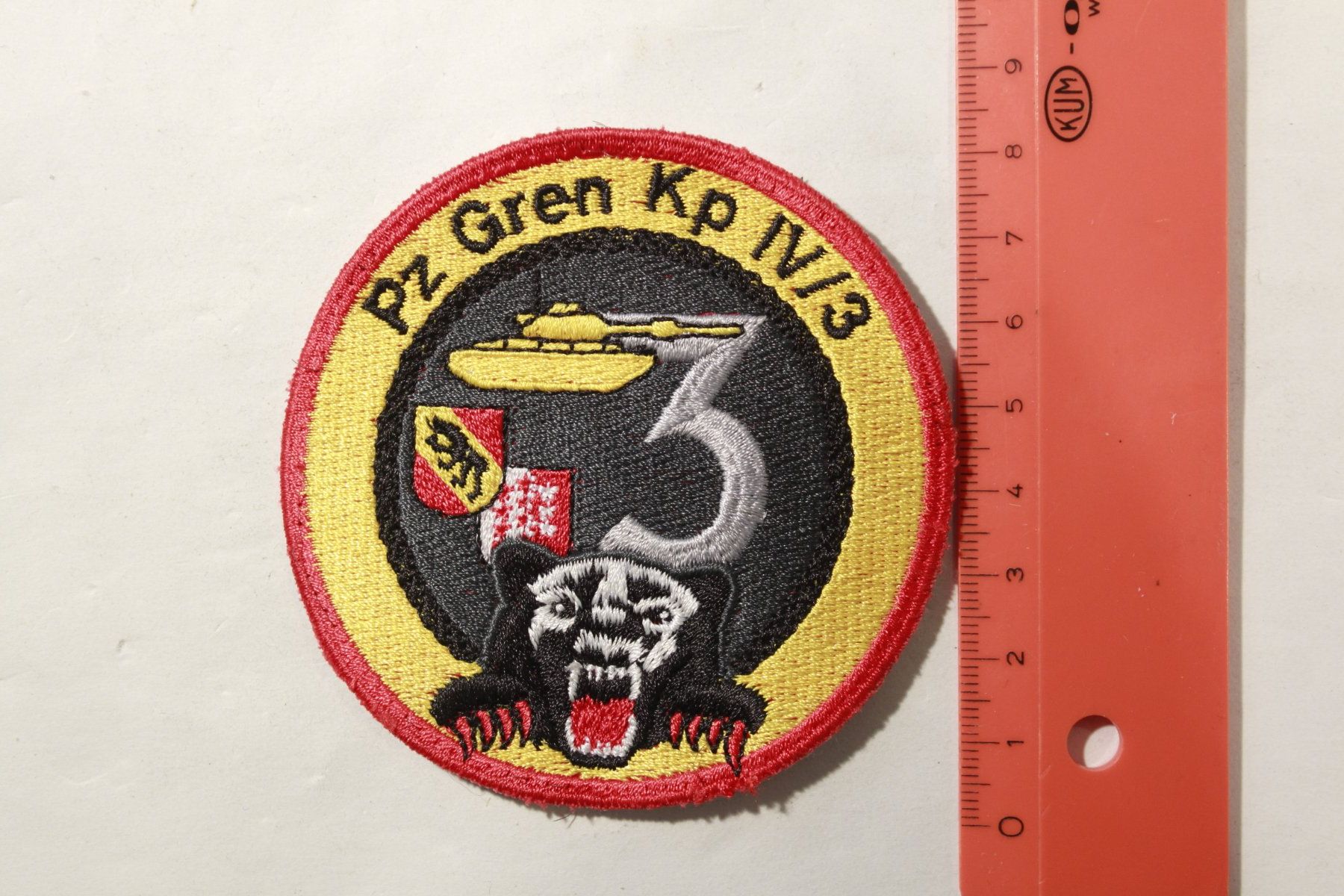 Schweizer Armee Plaketten & Abzeichen: pz gren Kp – Gebraucht aus La plaine von 7A6T2ME