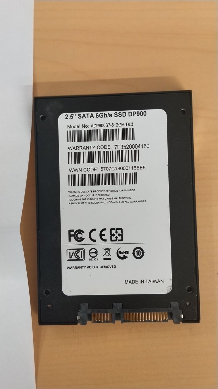 Harddisks: ADATA SSD DP900 512GB 2.5" SATA III , gewipt – Gebraucht aus Wallisellen von mic_gg2g