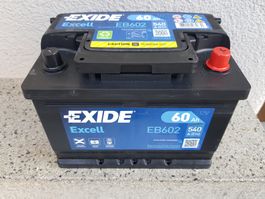 Autobatterie, 60Ah, NEU, Exide, auch SA / SO!