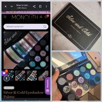 Lidschatten Palette Silver & Cold dieverune Cosmetics 