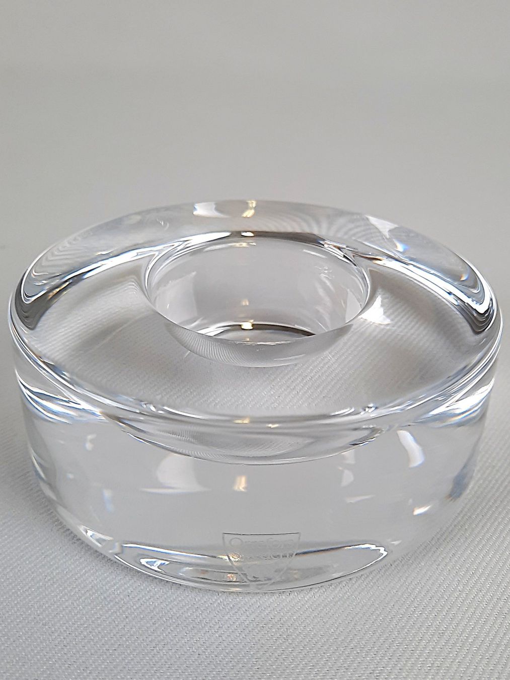 Kosta Boda Kerzenständer: ORREFORS Windlicht "Puck" 36mm – Neu (gemäss Beschreibung) aus Beinwil am See von Restwert_Beinwil 2