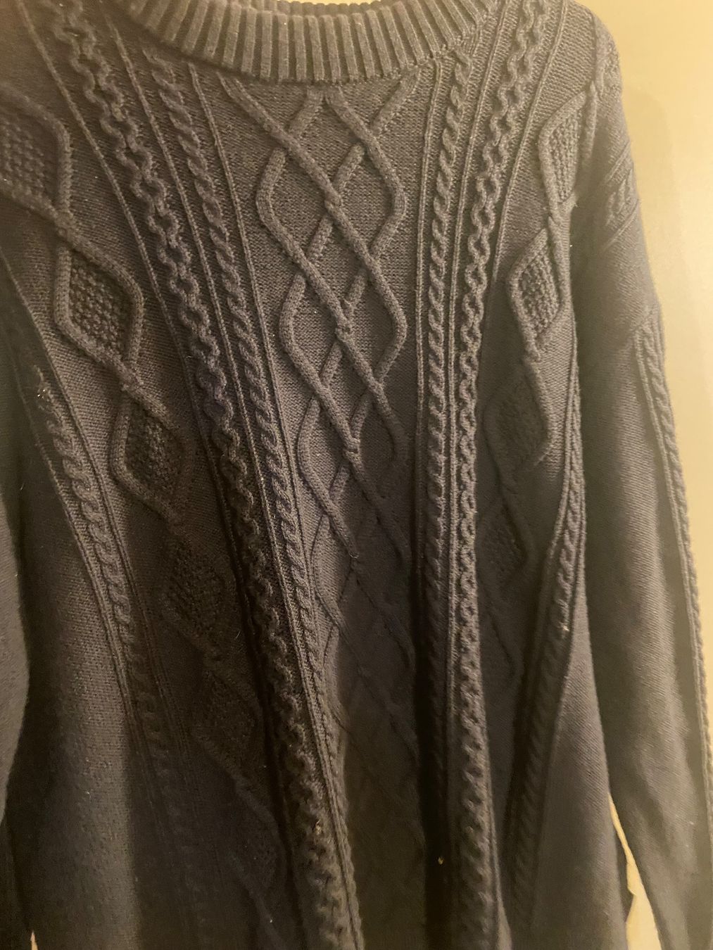Gant Pullover & Sweatshirts: PULL GANT 100% LAINE EN MAILLE TORSADEE BLEU MARINE – Neu und originalverpackt aus Réchy von santiwwrld_514 4