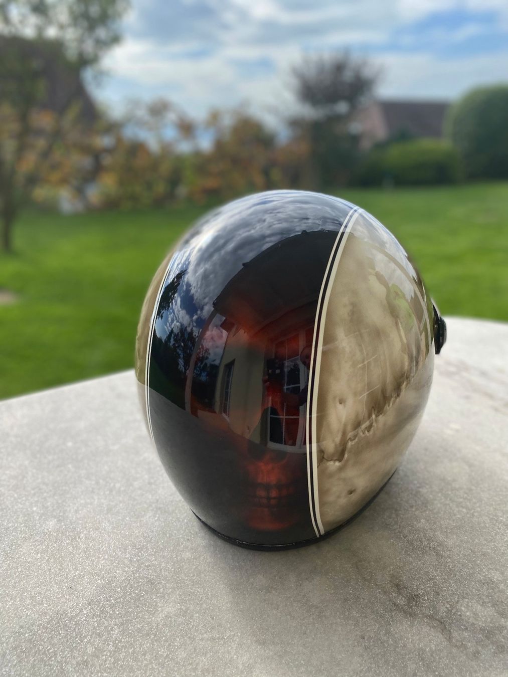 Caschi & visiere: Helm Skull - Streetfighter - Unikat – Usato da Lugnorre venduto da serge.morgenegg 2