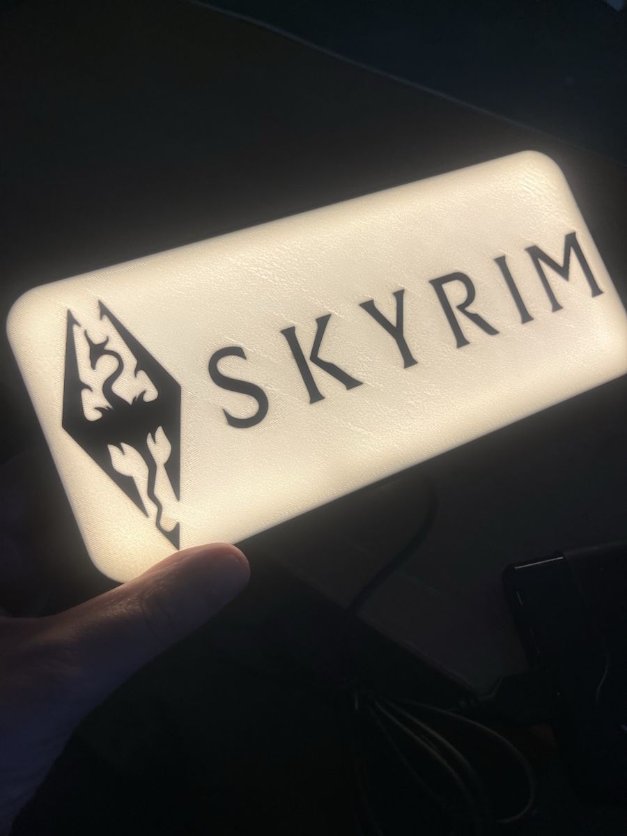 Lampade: Lampe lightbox led Skyrim – Nuovo (secondo la descrizione) da Noville venduto da Berlusconi55 2