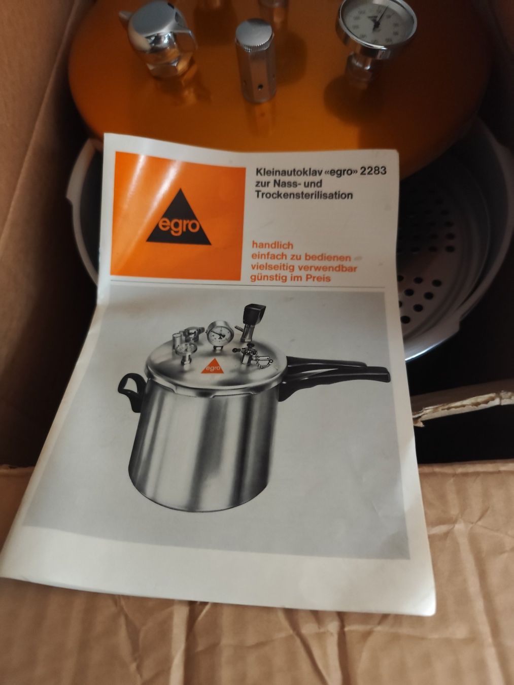 Pasti del neonato: Sterilizzatore Vintage Egro 2283 – Nuovo e nell'imballaggio originale da Bellinzona venduto da nca_zw9w 1
