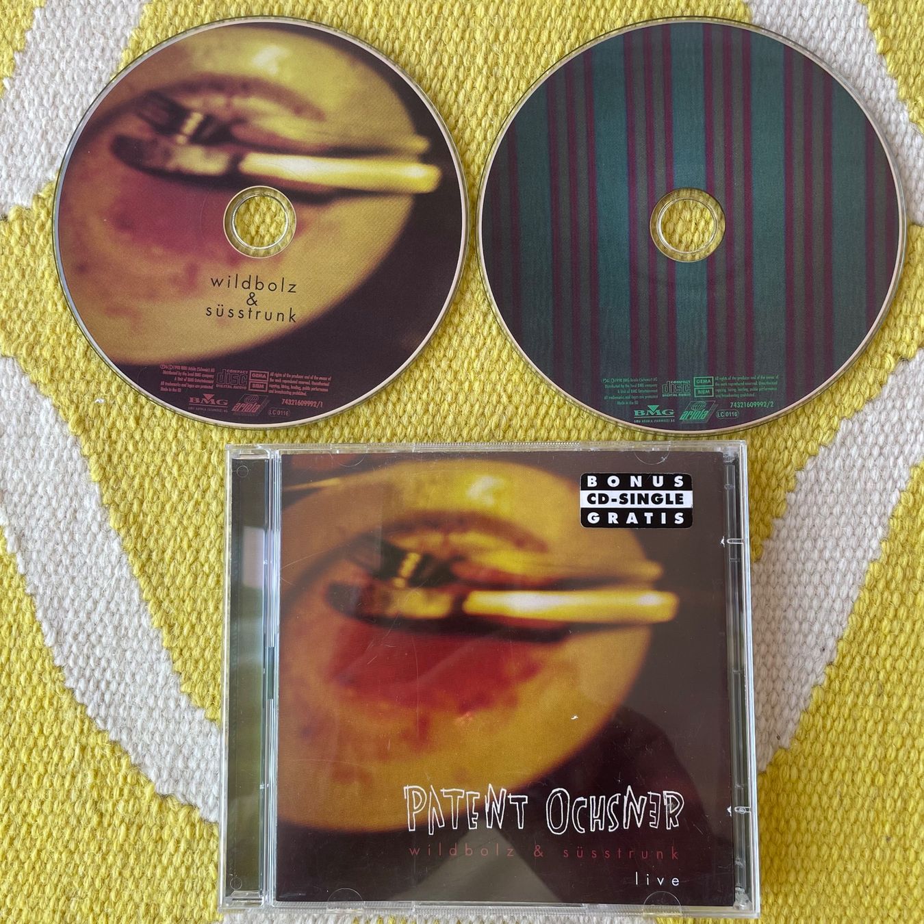 CD: PATENT OCHSNER-2CD WILDBOLZ&SÜSSTRUNK – Usato da Rorschacherberg venduto da CD-Roli