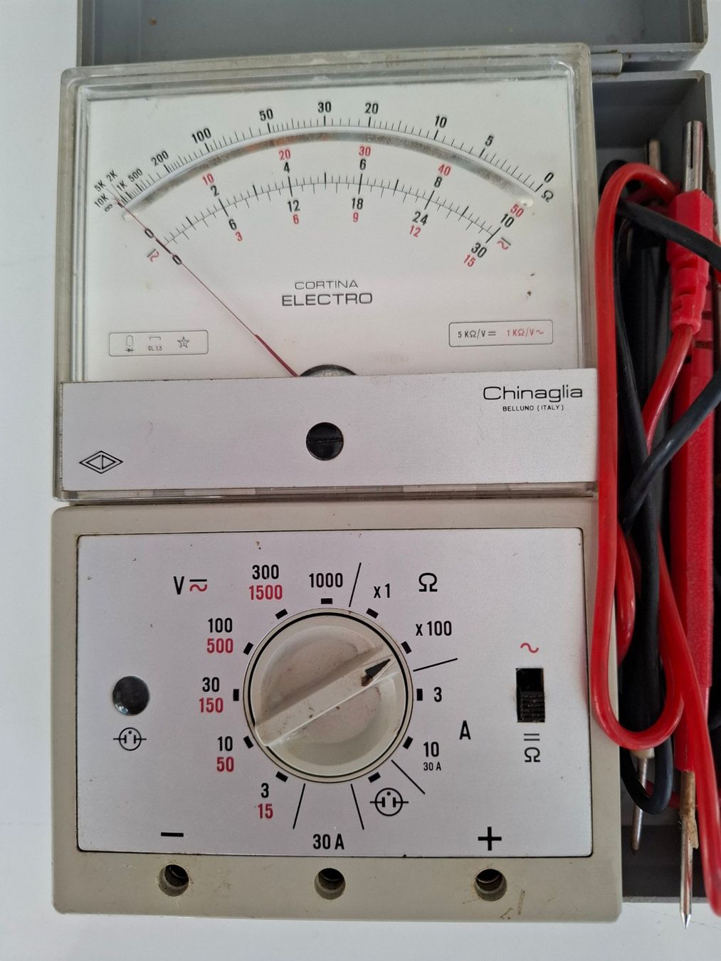 Misurare: Volt Ampere Ohm Messgerät, CHINAGLIA Belluno, Multimeter – Usato da Dussnang venduto da webe1957 1