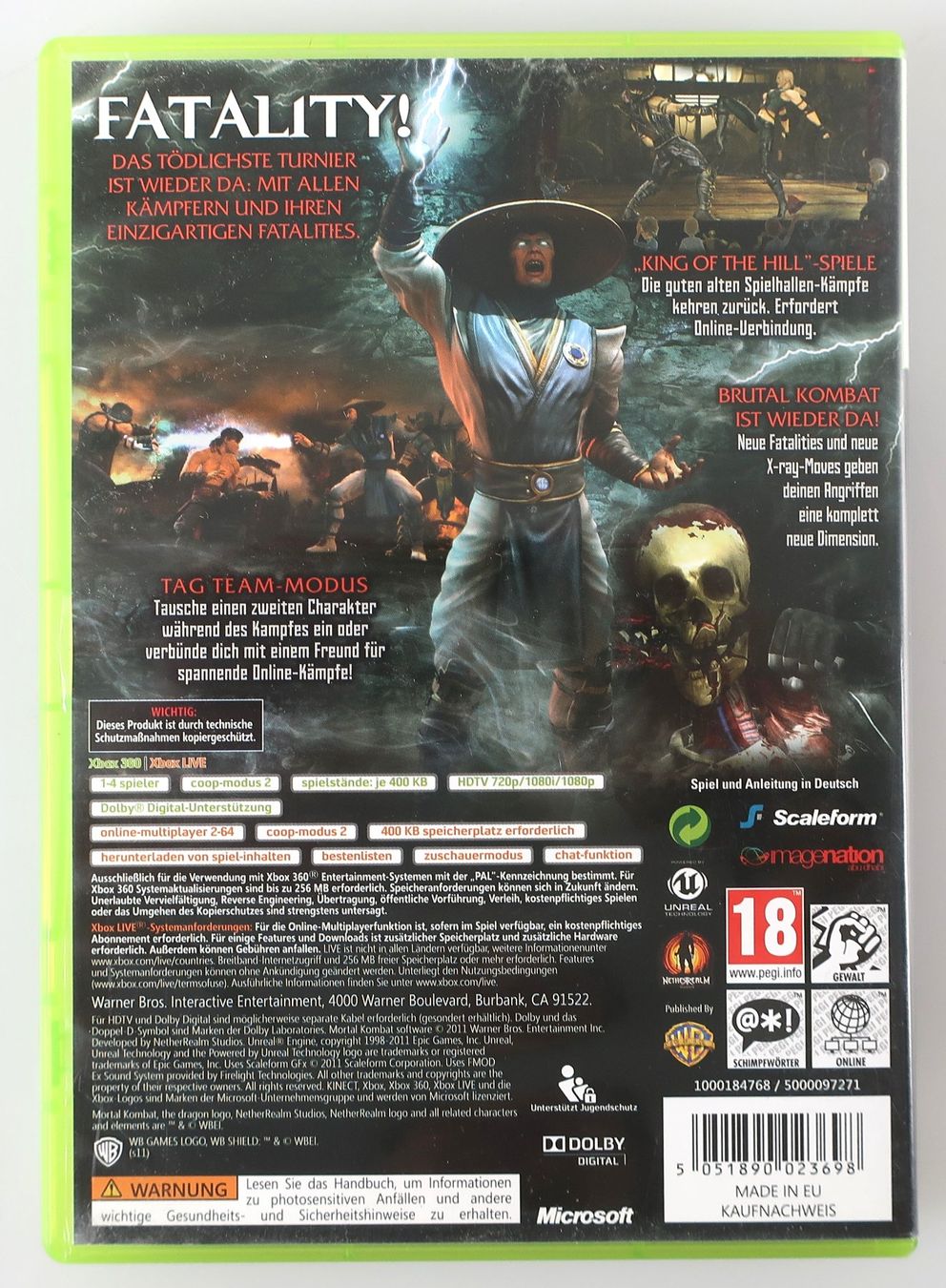 Giochi: Spiel Mortal Kombat Xbox 360 – Usato da Rüti ZH venduto da Restwert_Rueti_ZH 1