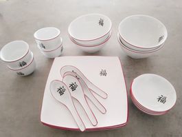 Geschirrset China "Glück"