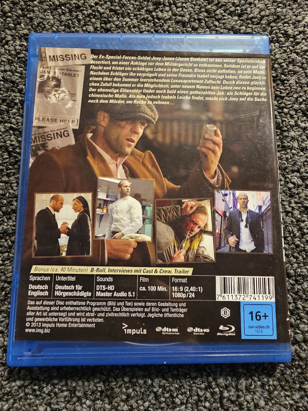 Tutti i DVDs: Jason Statham - Redemption - Blu-ray  – Usato da Ruswil venduto da jan_bxl5 1
