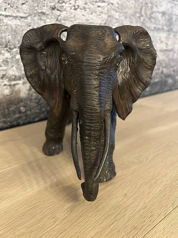 Statuette: Afrikanischer Elefant Vintage Deko Messing – Usato da Baar venduto da Jungle4 1