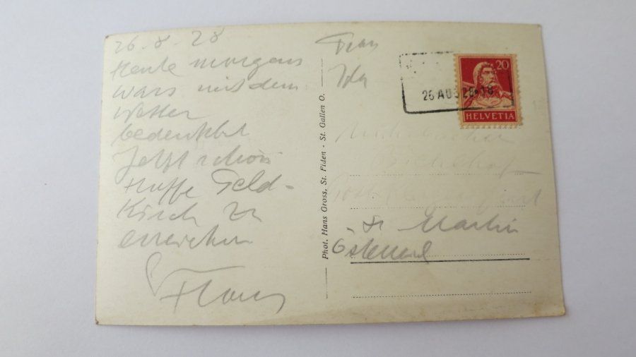 Cartoline postali: Walenstadt / SG - 1928 – Usato da Jona venduto da centumprata 1