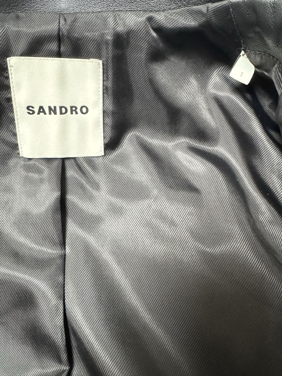 Sandro Giacche: Sandro Lederjacke, Schwarz, Grösse 1 – Nuovo (secondo la descrizione) da Suhr venduto da Fitforfun01 3