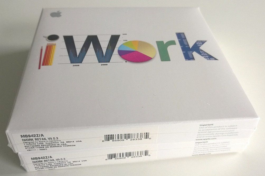 Apple Software: iWork '09 v9 0.3 DVD (Retail) full Version for Mac MB942Z/A – Nuovo e nell'imballaggio originale da Cointrin venduto da Alpt 2