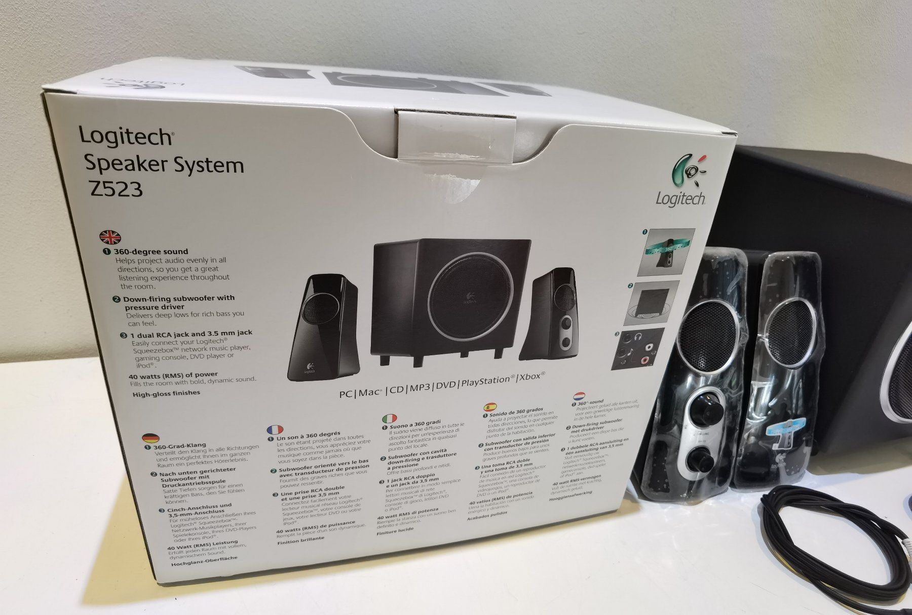Casse acustiche: Logitech Z523 Lautsprechersystem mit Subwoofer Soundsystem – Usato da Niederneunforn venduto da Gusti123 2