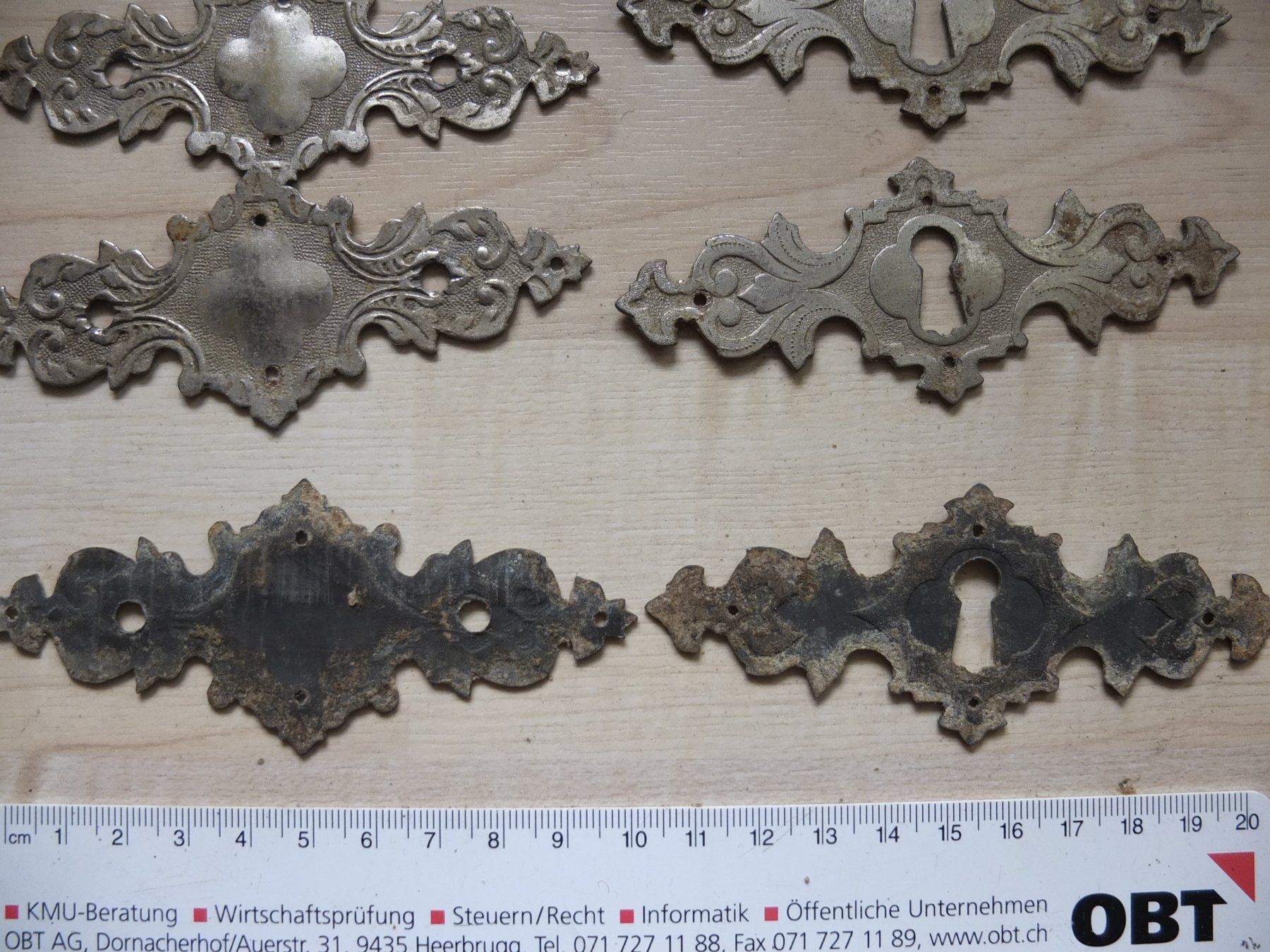 Eisenwaren: Schöne antike Beschläge/Schlüsselrosette 3Stk oder mehr – Gebraucht aus St. Margrethen SG von Profitboerse 2