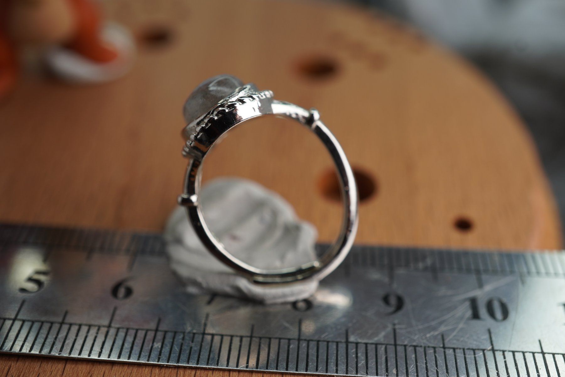 Minerali & Pietre curative: Labradorit         ring Grösse  Variabel     (Räumung!) – Nuovo e nell'imballaggio originale da Eschenbach SG venduto da topstone 3