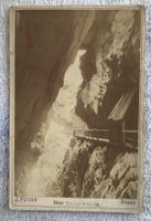 ANTIKES FOTO RAGAZ MITTE TAMINA SCHLUCHT